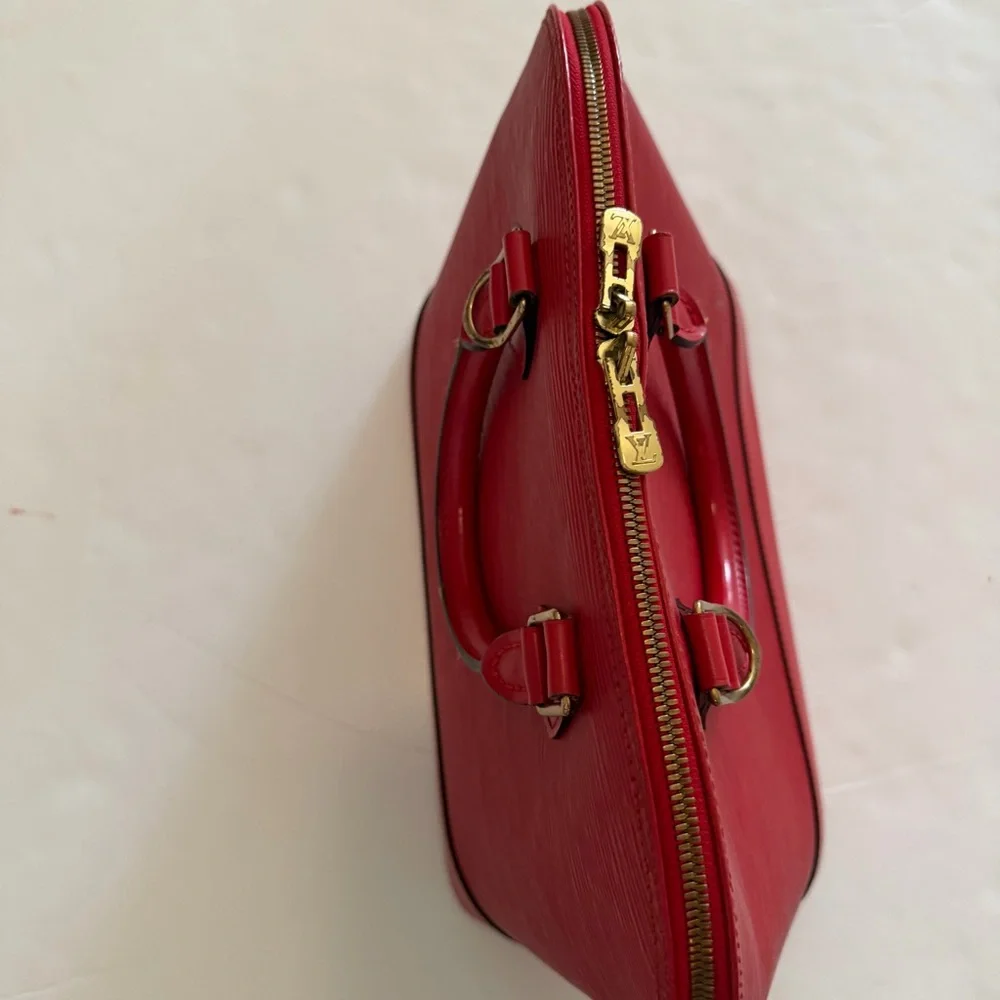 Louis Vuitton Epic Red Alma Bag